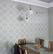 obkladačkový vzor na stene v jedálni